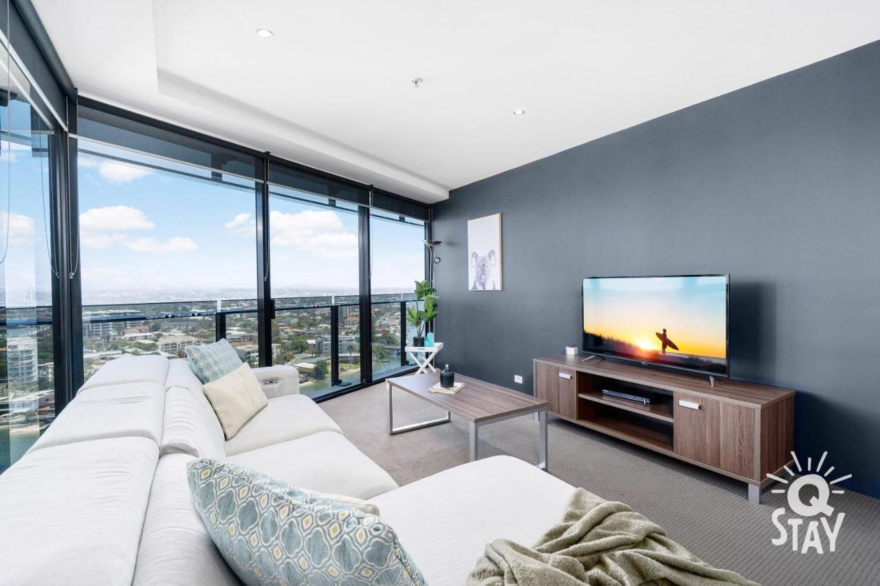 Kids Stay Free In Hinterland View 1 Bedroom Spa Apartment At Circle On Cavill - Q Stay 골드코스트 외부 사진