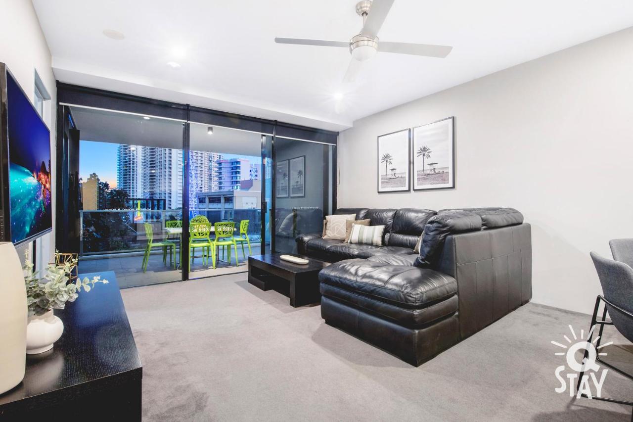 Kids Stay Free In Hinterland View 1 Bedroom Spa Apartment At Circle On Cavill - Q Stay 골드코스트 외부 사진